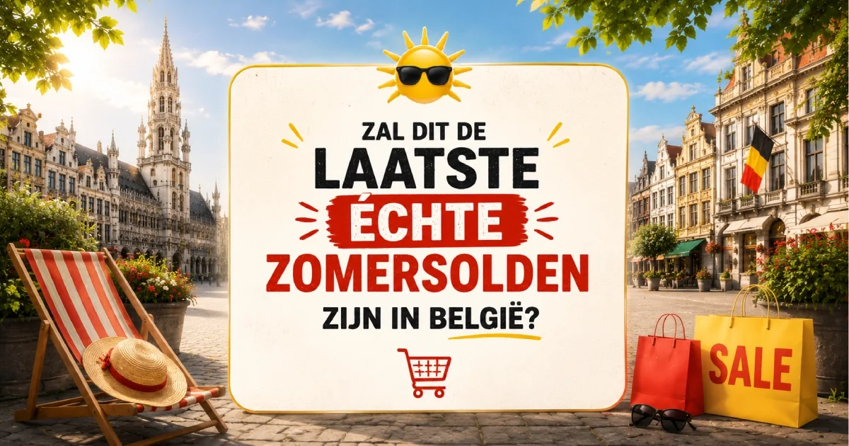Zal dit de laatste échte zomersolden zijn in België?