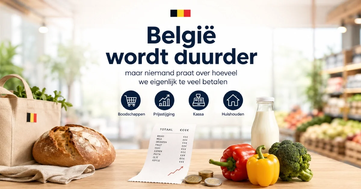 België wordt duurder, maar niemand praat over hoeveel we eigenlijk te veel betalen