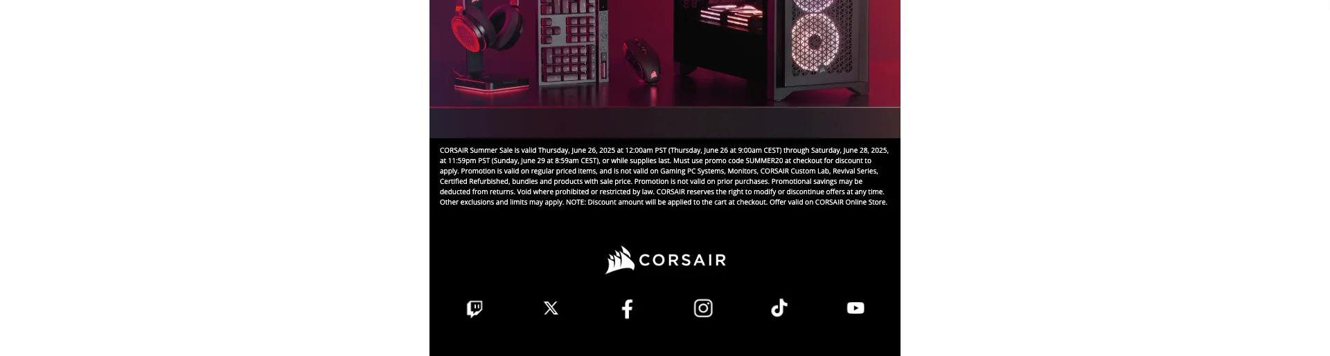 Corsair Kortingscode