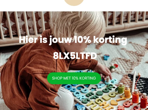 Bewijs van coupon - Mijn Hummeltje - Educatief speelgoed actie: [[10% korting]] op het mooiste speelgoed
