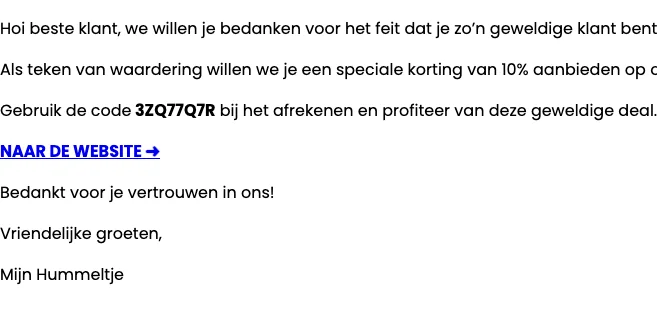 Mijn Hummeltje Kortingscode