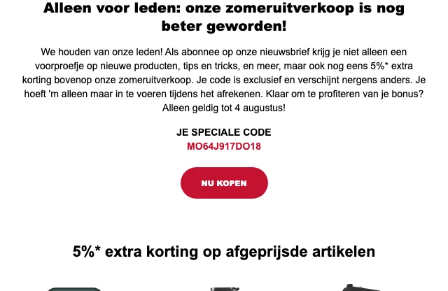 KitchenAid Kortingscode