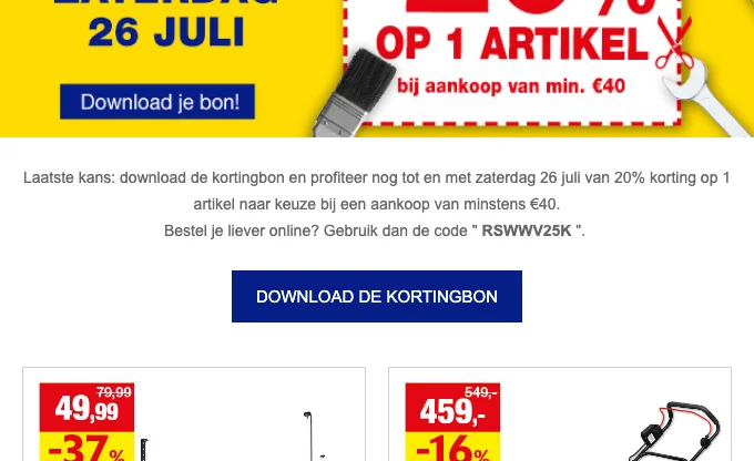 Hubo Kortingscode