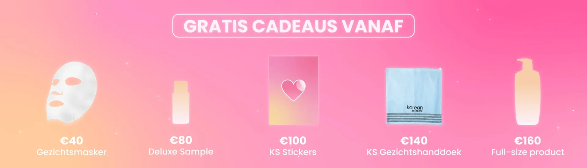 Bewijs van coupon - Korean Skincare - Korean Skincare [[gratis cadeaus]] vanaf €40