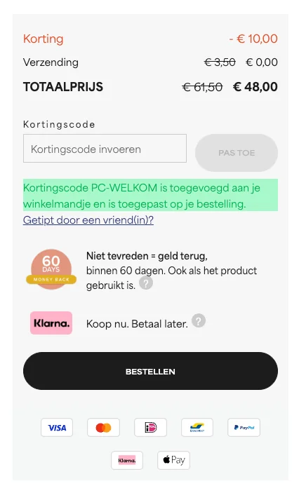 Bewijs van coupon - Paula's Choice - Kortingscode: [[€10 korting]] op je bestelling en te gebruiken bij afrekenen