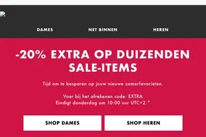 -20% extra op duizenden sale-items