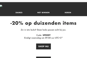 -20% op duizenden items