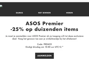 ASOS Premier: -25% op duizenden items