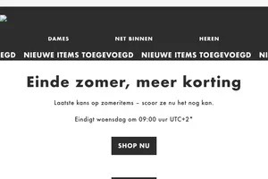 Einde zomer, nu nog meer korting