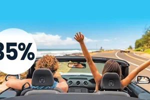 Bespaar tot 35% op autoverhuur wereldwijd 🚗