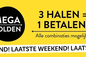 Laatste weekend 3 halen = 1 betalen ⌛