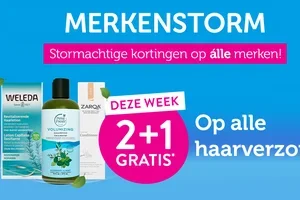 Deze week: éxtra hoge Merkenstorm-korting 🤑