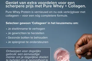 We hebben zojuist Pure Whey Protein + Collagen gelanceerd