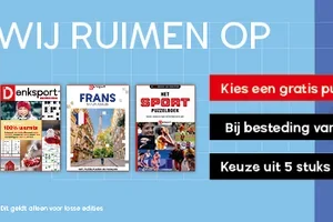 We ruimen op! Kies een gratis puzzelboekje