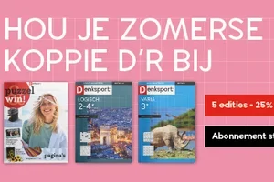 Top 3 Zomerabonnementsactie: -25% voor 5 edities