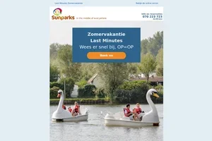 Last minute naar Sunparks? De leukste zomeractiviteiten wachten op je