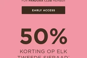 Jouw early access eindigt vandaag: 50% korting op het 2e sieraad*