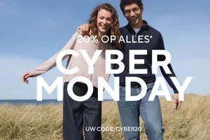 Cyber Monday: 20% korting + speciale aanbiedingen tot –50%! ⏰