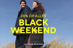 Black Weekend: 20% + Special Deals tot 50% 💫