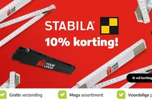 10% korting op Stabila!