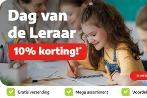 Een 10 voor uw leraren, 10% korting voor u!
