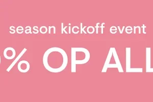 Yay, nu -10%* op ALLES tijdens het Season Kick-off weekend