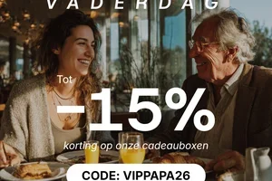 Extra 15% korting op cadeauboxen voor Vaderdag