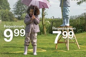 Nu nog lekker zonnig, straks klaar voor regen