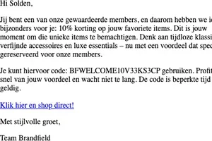 Hi Solden, we hebben iets voor je!