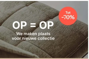 OP=OP meubels met korting tot 70%