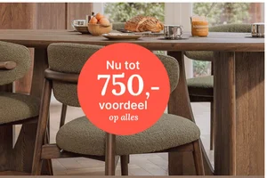 Alléén dit pinksterweekend nog: tot 750,- voordeel op alles