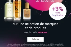 Summer Black Friday:  jusqu'à -33 % sur Hugo Boss, Estée Lauder, La Roche-Posay