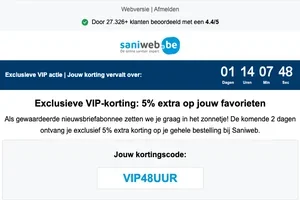 Speciaal voor jou: 5% korting op alles!