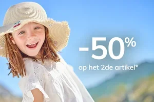 Zonnebaden: -50% op het 2e artikel ☀️