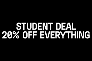 One-time heads-up: 20% off all