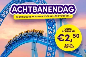 🎢 €2,50 éxtra korting op alle pretparken!