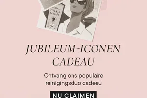 Voor het jubileum schenken we je twee cleansing-iconen
