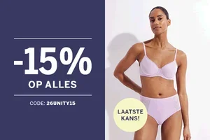 Nog maar even: 15% korting op alles!