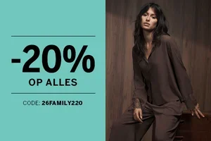 20% korting op ALLES, voor het hele gezin!