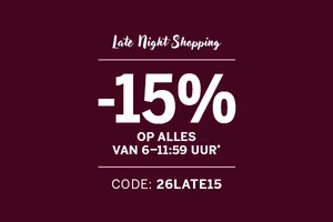 Alleen vandaag: 15% korting op alles