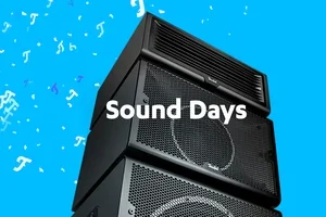 Alleen tijdens Sound Days: gratis verzending + 0 % financiering!