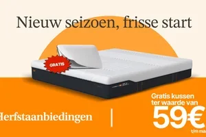 Een gratis kussen bij je matras 🎁