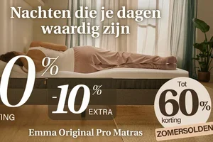 ✨ -50 % + 10 % EXTRA op het Matras Emma Original Pro