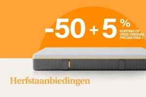 Tot 50% + 5% extra met jouw code