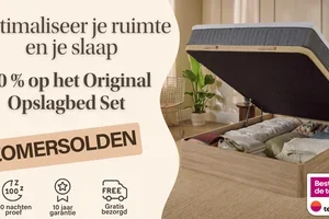 🔵 -60 % op het Original Opslagbed Set
