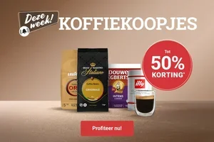 Nu tot 50% voordeel voor koffiebonen-fans! ✅
