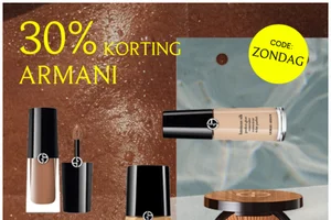 NU 30% korting op Armani