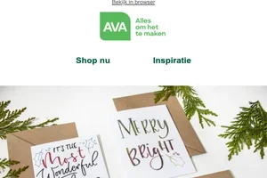 De mooiste kerstkaartjes maak je zelf 💌