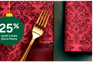 Voor jou: -25% korting vanaf 3 stuks GALA of Fiesta tafelbekleding