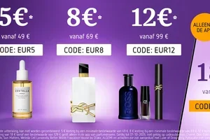 Bespaar tot € 18* op geuren, verzorgingsproducten en meer